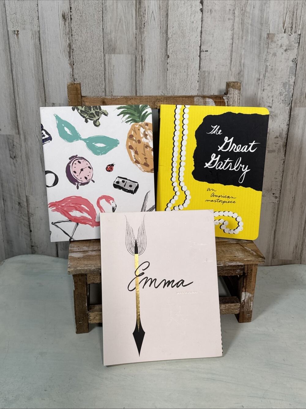 Kate Spade Spiral Journal Notebooks New With Defects Set Of 3 - Includes Emma!